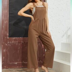 Boho Brown Women's Jumpsuit